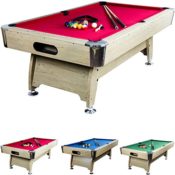 8ft Billardtisch Premium, helles Dekor, Billardtisch kaufen