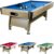 Billardtisch 8ft Premium, helles Holzdekor