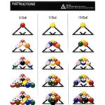 6 Stk Aufbaufolie Billard, Magic Rack