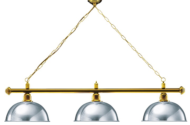 Automaten Hoffmann Billardlampe London in Chrom