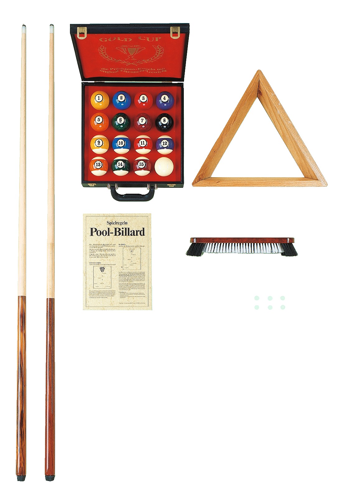 Automaten Hoffmann Pool-Billard Set „Optimal´´